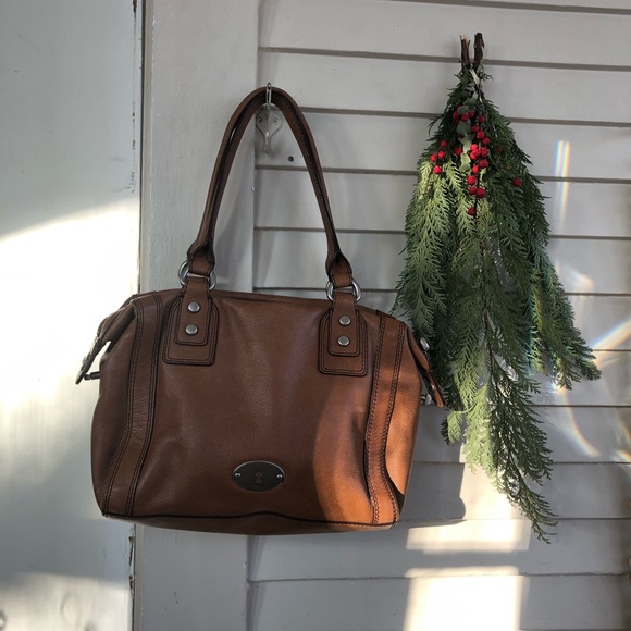 Vintage brown fossil purse - Picture 1 of 6
